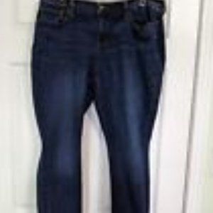 Old Navy Sweetheart Jeans Women size 14 Short Dark Blue